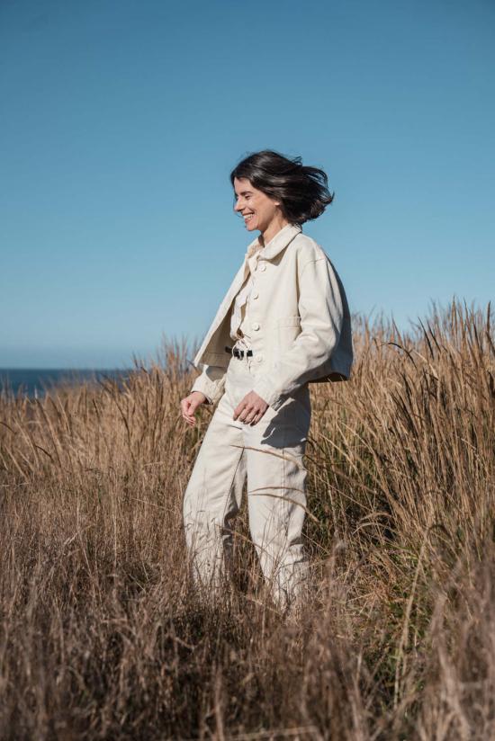  왈츠 데님 자켓 크롭 재킷 - WALTZ