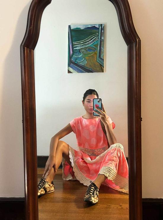  Ace & Jig 숏 원피스 에이스 앤 지그 크로셰 플로트 드레스 - OTHER BRANDS