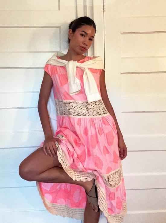  Ace & Jig 숏 원피스 에이스 앤 지그 크로셰 플로트 드레스