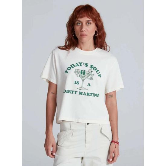  ASKK 뉴욕 반팔 티셔츠 아스크 니 마티니 수프 티셔츠 화이트