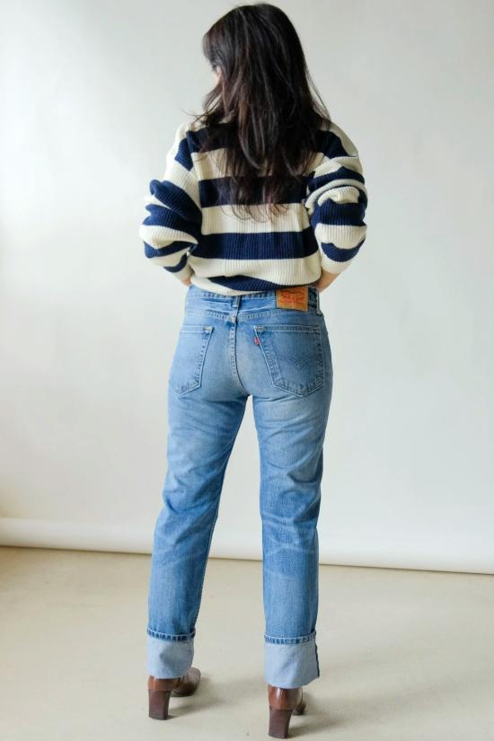  리바이스 데님 팬츠 505 미디엄 워시 진 - LEVI'S