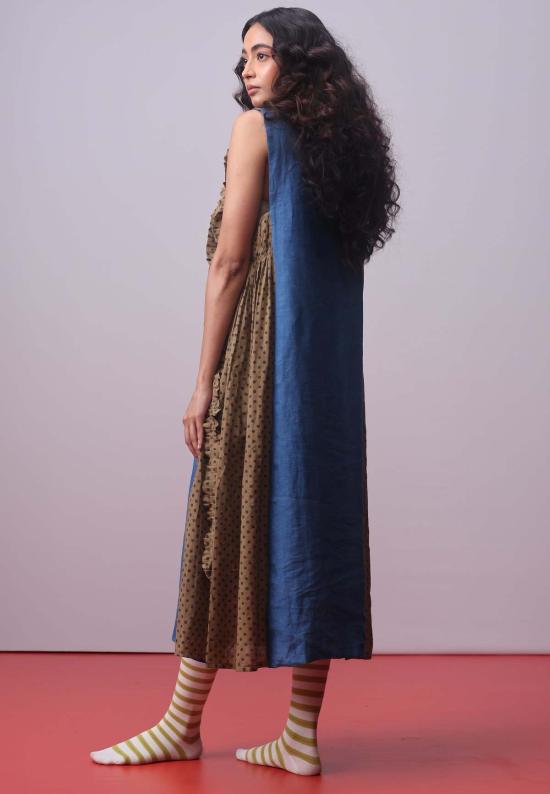  IKKIVI 롱 원피스 이키비 모나코 드레스 인디고 - IKKIVI