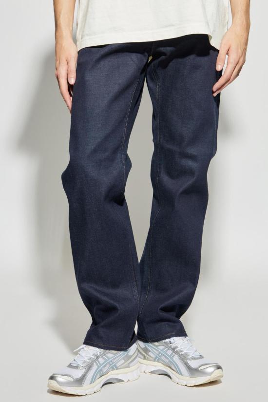  스톤 아일랜드 데님 팬츠 스트레이트 레그 진 블루 - STONE ISLAND