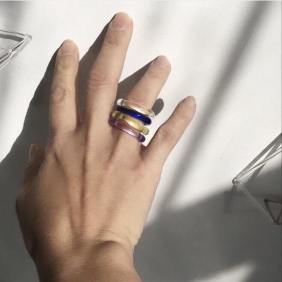  제인 다렌스부르그 반지 제인 다렌스버그 거북이 유기농 밴드 거북이 갈색 - JANE DARENSBOURG