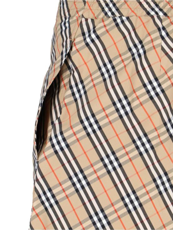  버버리 숏팬츠 체크 쇼츠 베이지 - BURBERRY