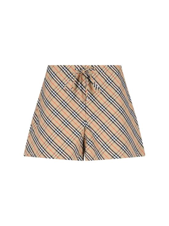  버버리 숏팬츠 체크 쇼츠 베이지