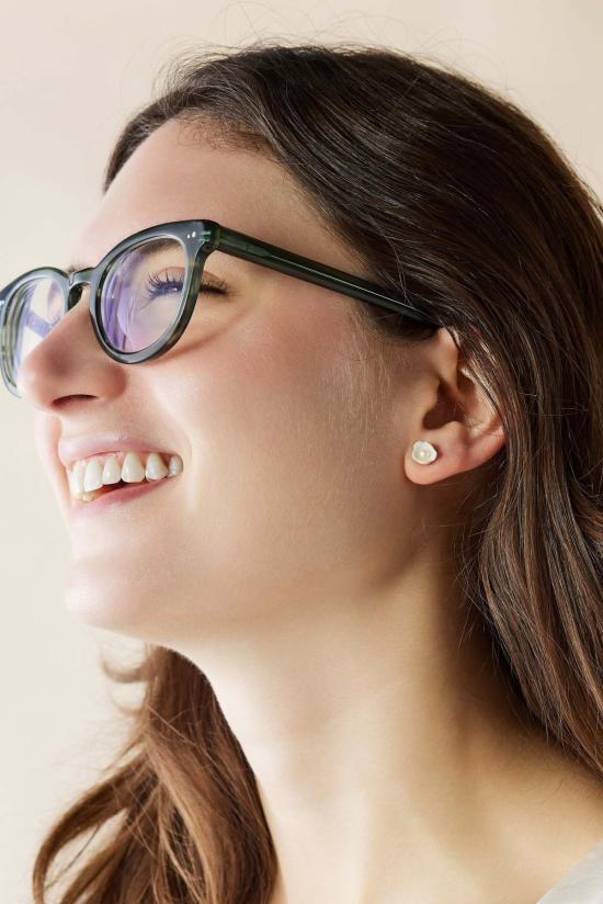  Kanju Interiors 이어링 칸주 인테리어 미니 버터컵 진주 스터드 귀걸이 - OTHER BRANDS