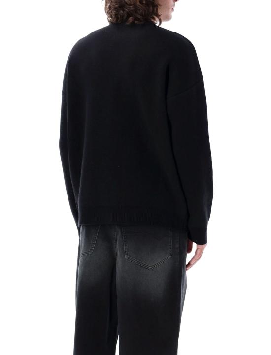  발렌시아가 스웨터 크루넥  블랙 - BALENCIAGA