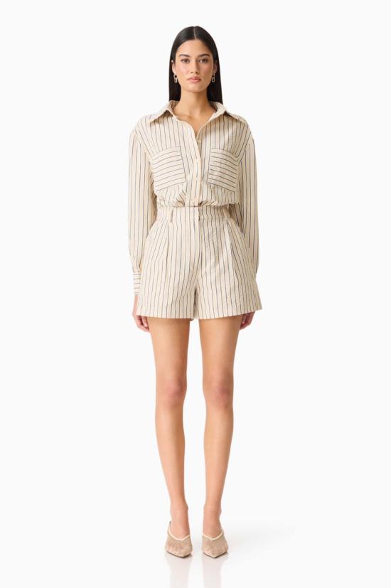  Curaae 숏팬츠 쿠라에 칼레아 반바지 베이지/화이트