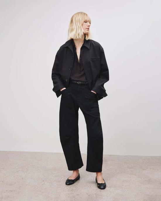  닐리로탄 데님 팬츠 닐리 로탄 숀 진 블랙