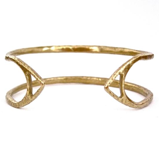  네티 켄트 주얼리 팔찌 게이츠 커프 메탈릭