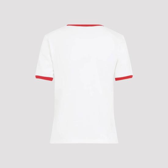  셀린느 반팔 티셔츠 70년대 오프화이트 티셔츠 - CELINE