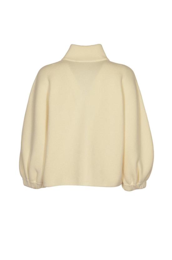  막스마라 스웨터 하이넥 긴팔 점퍼 화이트 - MAX MARA