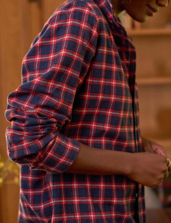  프랭크 앤 에일린 셔츠 프랭크 & 아일린 배리 셔츠 레드 블루 체크 - FRANK & EILEEN