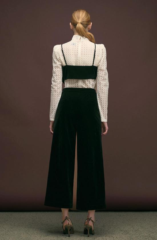  Maude Club 스트레이트 팬츠 모드 클럽 베일리 와이드 레그 팬츠 블랙 - OTHER BRANDS