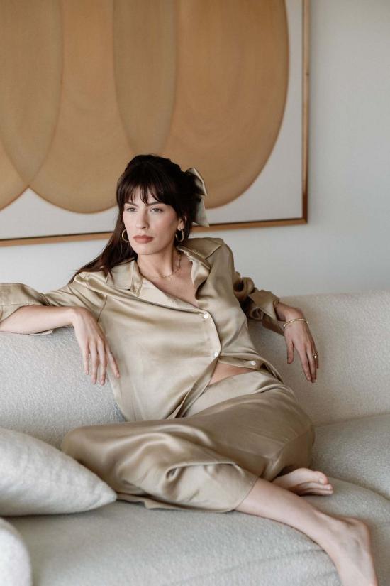  Whimsy + Row 롱 스커트 Marni 스커트 골드 - OTHER BRANDS