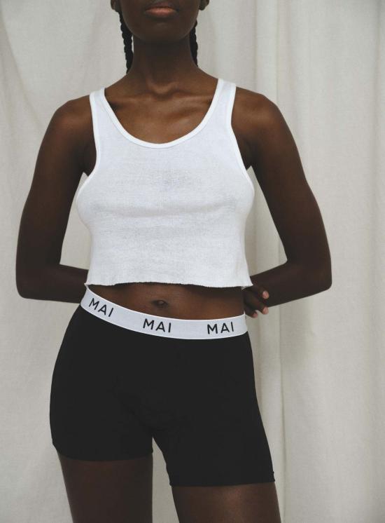  mai petit 팬티 마이 쁘띠 복서 맨 B&W 브리프 블랙/화이트 - OTHER BRANDS