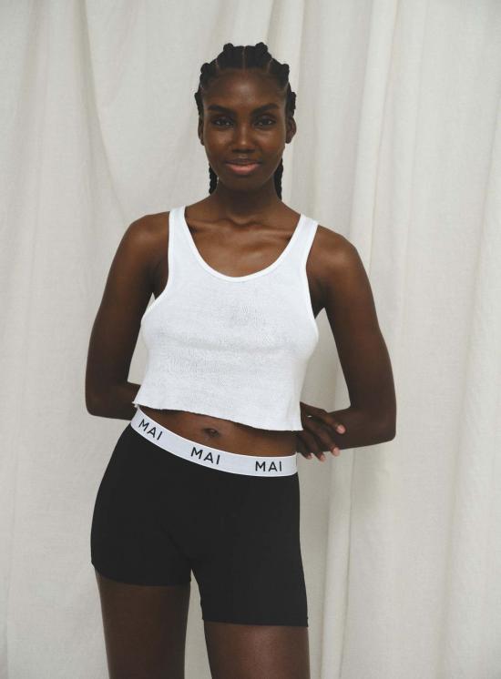  mai petit 팬티 마이 쁘띠 복서 맨 B&W 브리프 블랙/화이트 - OTHER BRANDS