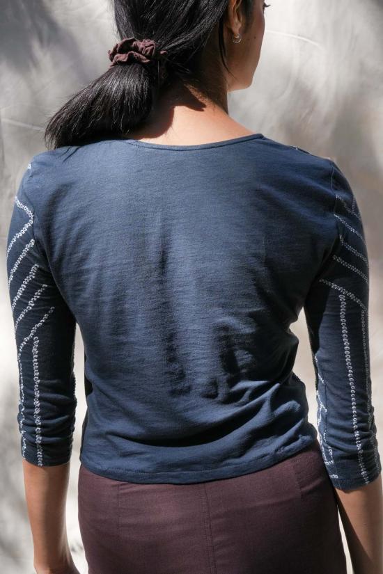  Abacaxi 반팔 티셔츠 Bandhini 하프슬리브 티셔츠 - OTHER BRANDS