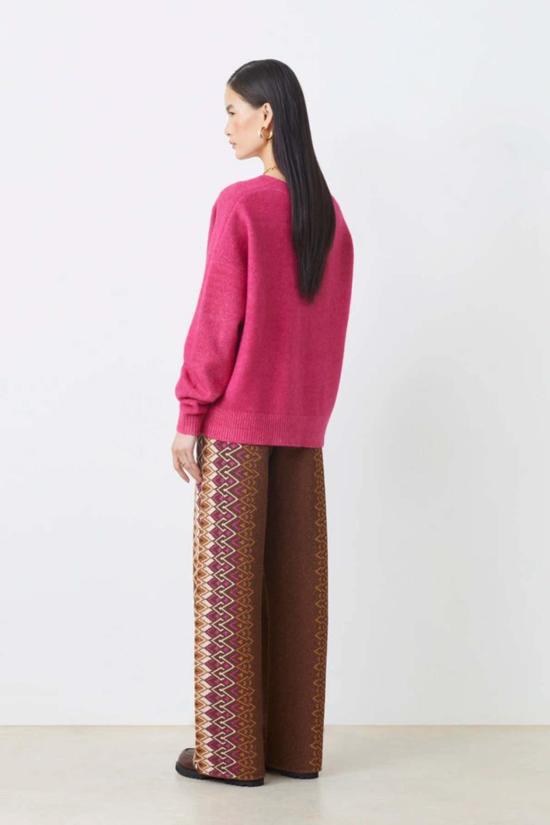  선쿠 가디건 게일리 푸시아 - SUNCOO