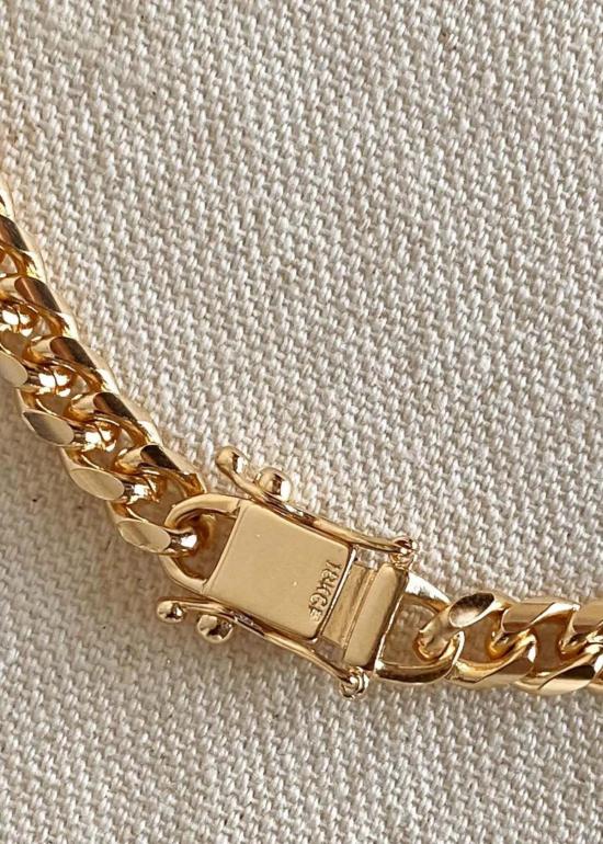  Rue Saint Paul 팔찌 루 생 폴 청키 쿠반 링크 브레이슬릿 18K 골드 필드 - OTHER BRANDS