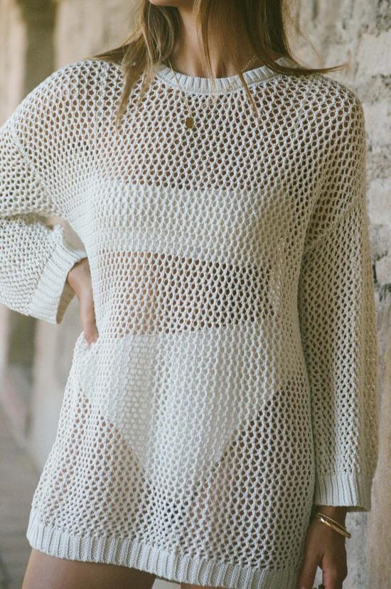  Merritt Charles 비치용품 메릿 찰스 바르도 커버업 내추럴 - OTHER BRANDS