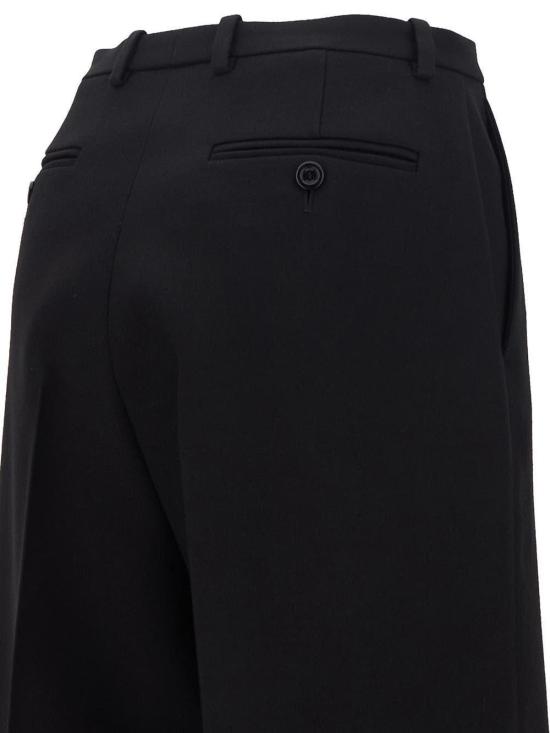  구찌 스트레이트 팬츠 울 팬츠 블랙 - GUCCI