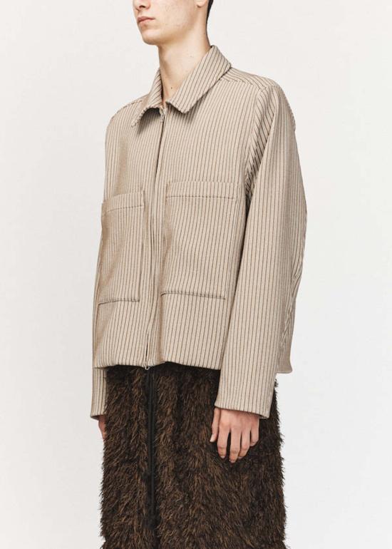  송포더뮤트 자켓 송 포 더 뮤트 크롭 패치 포켓 재킷 베이지 - SONG FOR THE MUTE