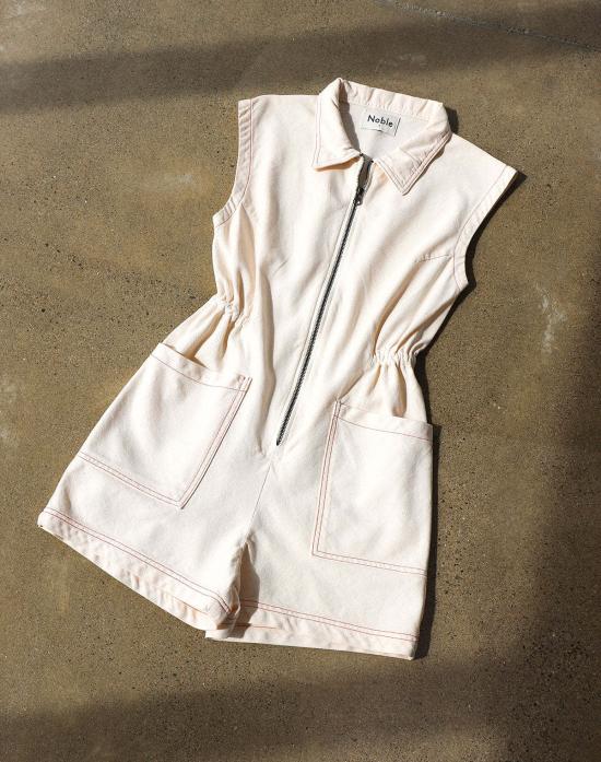  Noble 점프수트 노블 탱크 수트 오트밀크 파프리카 스티치 - OTHER BRANDS