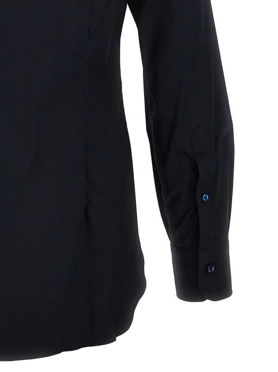  발바 긴팔 셔츠 바르바 나폴리 포플린  블루 - BARBA