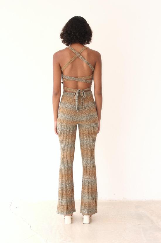  Studio Fantastique 데님 팬츠 Naomy 플레어 니트 팬츠 - OTHER BRANDS