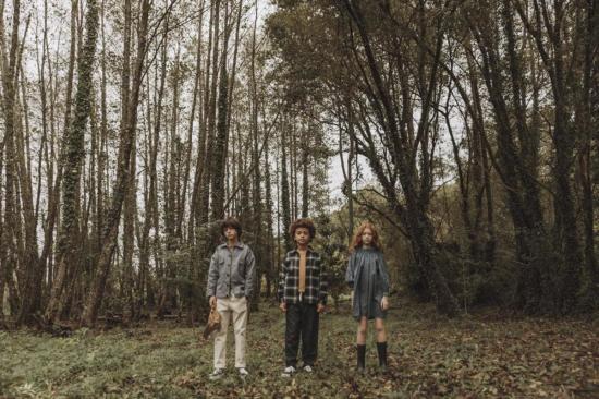  [키즈] 더뉴소사이어티 자켓 키즈 뉴 소사이어티 아담 사르가 재킷 블루 그레이 - THE NEW SOCIETY