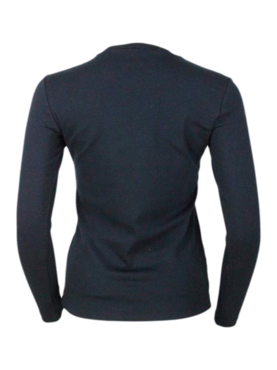  파비아나 필리피 반팔 티셔츠 티셔츠 블랙 - FABIANA FILIPPI