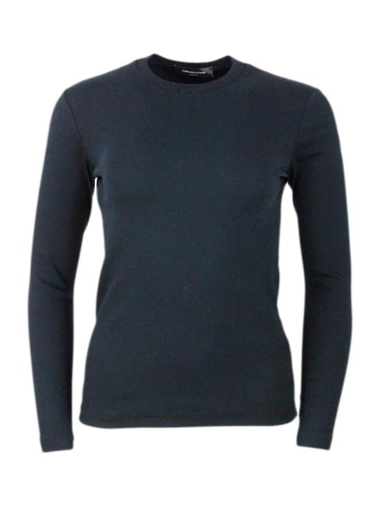  파비아나 필리피 반팔 티셔츠 티셔츠 블랙