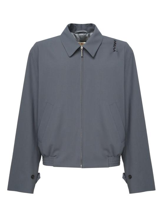  마르니 자켓 경량 울 재킷 그레이