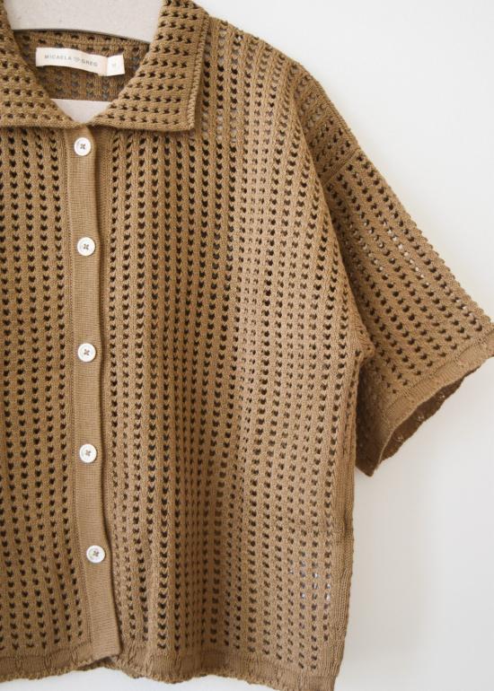  로컬 셰이드 가디건 오픈 니트 폴로 - LOCAL SHADE