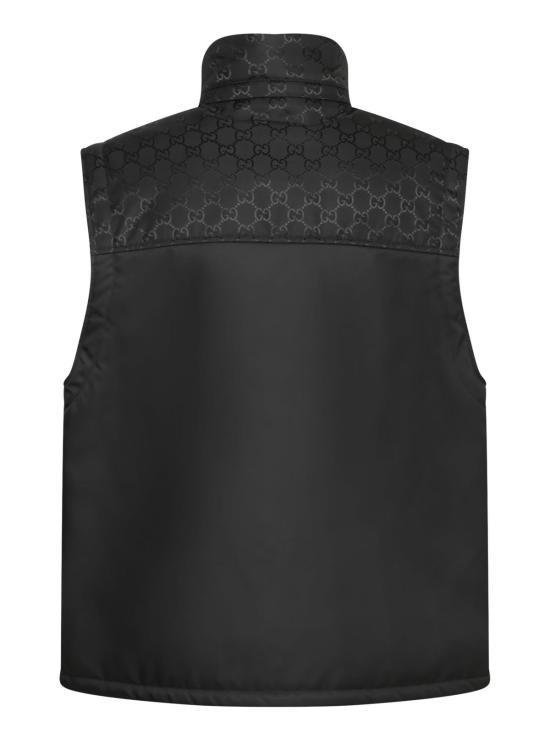  구찌 베스트 GG 패딩 나일론 다운  블랙 - GUCCI
