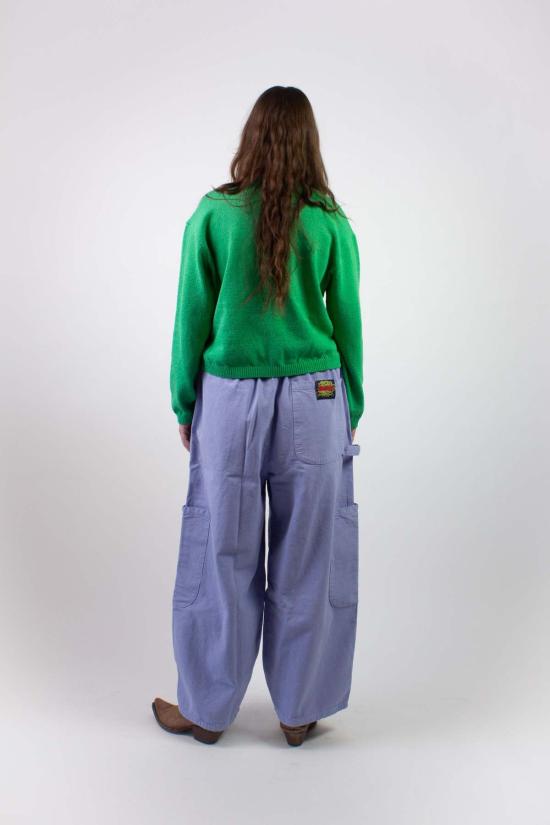  밀스 크롭 팬츠 캔버스 셰프 팬츠 라벤더 - MEALS