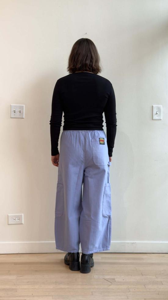  밀스 크롭 팬츠 캔버스 셰프 팬츠 라벤더 - MEALS