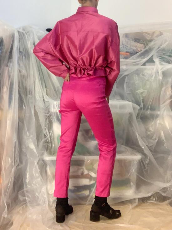  DÉSIRÉEKLEIN 스트레이트 팬츠 DÉsirÉeklein Lotta 태피터 팬츠 퓨샤 - OTHER BRANDS