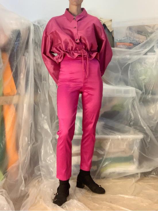  DÉSIRÉEKLEIN 스트레이트 팬츠 DÉsirÉeklein Lotta 태피터 팬츠 퓨샤