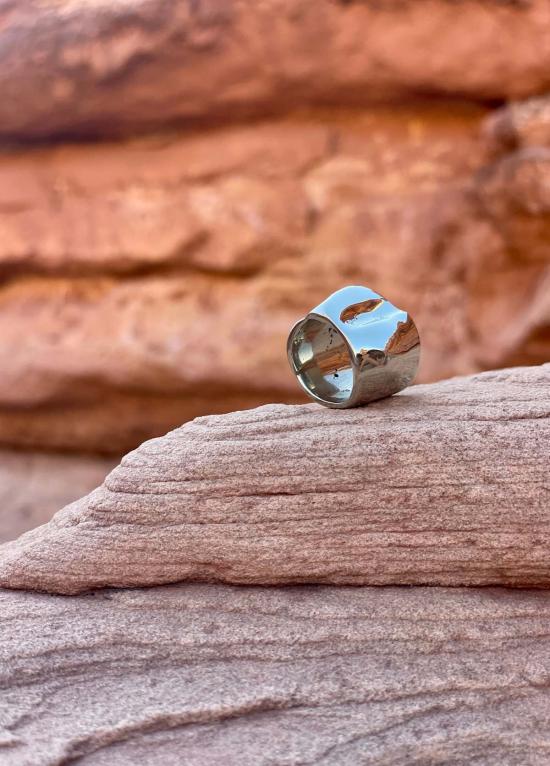  줄리 테브노 반지 줄리 테베노 미사  (화이트 브라스/실버) - JULIE THEVENOT