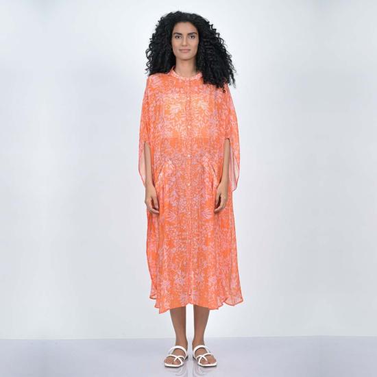  Vismaya 비치용품 Binary Leaflet 카프탄 산호 - VISMAYA