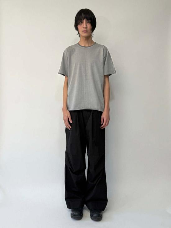  SAN263-1 반팔 티셔츠 San263 1 테이핑 염색 티셔츠 어스 그레이 - SAN263-1