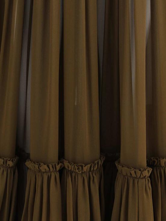  생로랑 롱 스커트 프릴 장식 - SAINT LAURENT