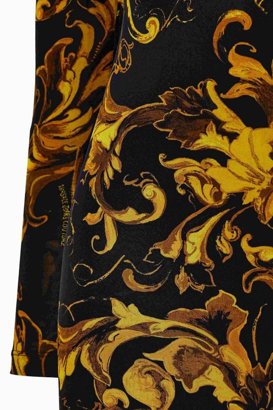  베르사체 롱 원피스 진 쿠튀르 롱 드레스 블랙 - VERSACE