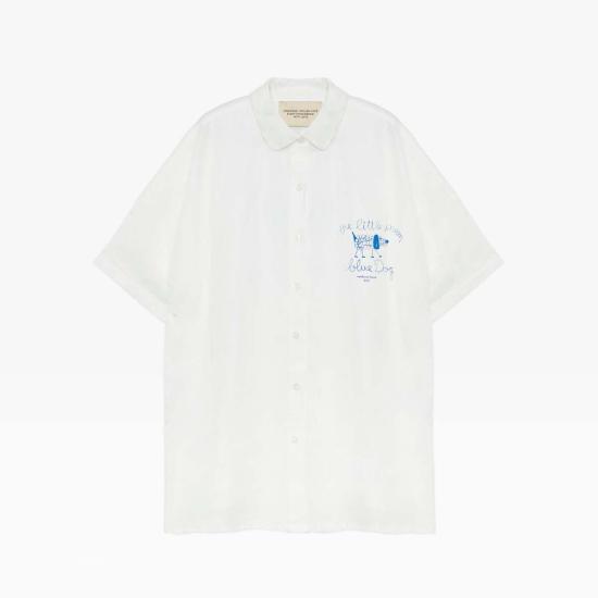  [키즈] 위켄드 하우스 키즈 티셔츠 키즈  도그 셔츠 화이트 - WEEKEND HOUSE KIDS