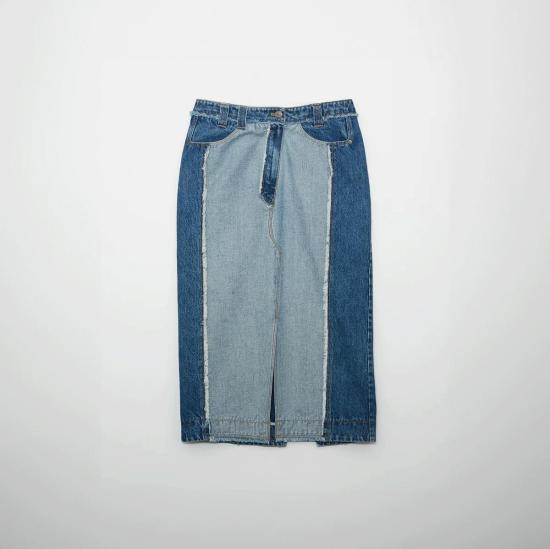 레지나표 데님 스커트 레지나 표 주나 스커트 데님 워시드 블루 - REJINA PYO