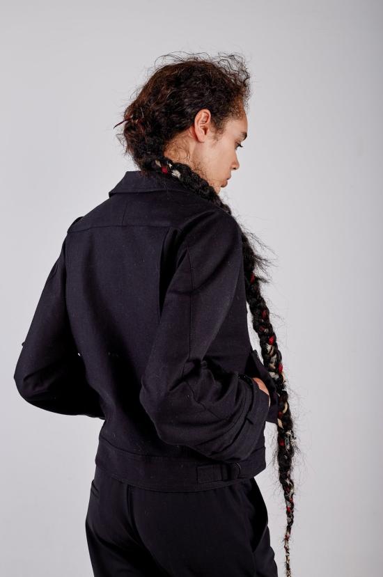  Kahle 데님 자켓 칼레 모토 재킷 블랙 - OTHER BRANDS