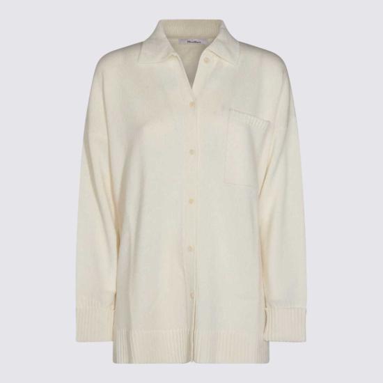  막스마라 스웨터 막스 마라 불 니트웨어  화이트